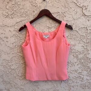 Stressa 90s Pink Sleeveless Structured Top Size 4P